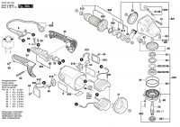 Bosch 3 601 H82 L64 GWS 2030 H Angle Grinder Spare Parts